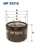 OP537/2 FILTR - FILTR OLEJU OSSWAGON Q4, GT, FIA