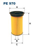 PE970 FILTR - FILTR PALIWA-WKŁAD E46 