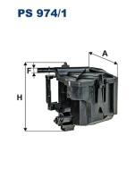 PS974/1 FILTR - FILTR PALIWA FORD/PSA 1,4/1,6D 