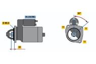 0001108111 BOSCH - Rozrusznik /BOSCH/