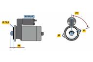 0001123044 BOSCH - Rozrusznik /BOSCH/