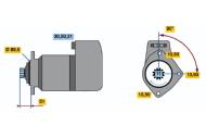 0001417055 BOSCH - Rozrusznik 24V KHD /BOSCH/ 