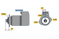 0001510025 BOSCH - Rozrusznik MAN,DB LKV /BOSCH/ 