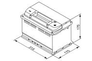 0092S4E100 BOSCH - Akumulator 75AH/73A P+ START-STOP EFB /315x175x175/