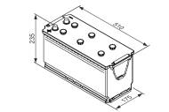 0092T30390 BOSCH - Akumulator 120AH/760A /510X175X235/ 