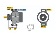 0121715006 BOSCH - Alternator /BOSCH/