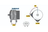 0123320027 BOSCH - Alternator /BOSCH/