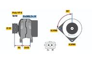 0123320038 BOSCH - Alternator /BOSCH/