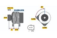 0124325018 BOSCH - Alternator /BOSCH/