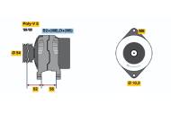 0124415002 BOSCH - Alternator /BOSCH/