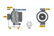 0124415030 BOSCH - Alternator /BOSCH/