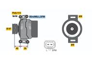 0124525058 BOSCH - Alternator /BOSCH/