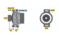 0124625033 BOSCH - Alternator /BOSCH/