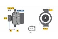 0125711048 BOSCH - Alternator /BOSCH/