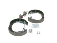 0204114122 BOSCH - Zestaw szczęk ham.+cylinderki,sprężynki PEUGEOT 406 95-04 /BOSCH/