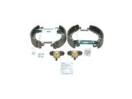 0204114546 BOSCH - Zestaw szczęk ham.+cylinderki,sprężynki VW PASSAT 89- /BOSCH/