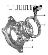 0265007527 BOSCH - Czujnik ABS RENAULT KANGOO,CLIO II /BOSCH/