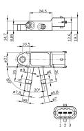 0281002772 BOSCH - Czujnik ciś.doładowania 