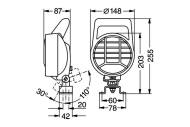 0306481001 BOSCH - Reflektor roboczy /BOSCH/