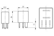 0332207300 BOSCH - Przekaźnik uniwersalny /BOSCH/ 