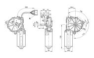 0390207406 BOSCH - Silnik wycieraczek /BOSCH/