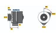 0986030730 BOSCH - Alternator /BOSCH/