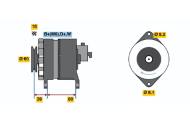 0986034450 BOSCH - Alternator /BOSCH/