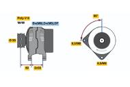 0986039520 BOSCH - Alternator /BOSCH/