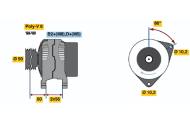 0986041250 BOSCH - Alternator /BOSCH/