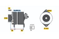 0986044940 BOSCH - Alternator /BOSCH/