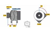 0986045110 BOSCH - Alternator /BOSCH/