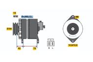 0986046421 BOSCH - Alternator /BOSCH/