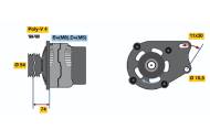 0986048630 BOSCH - Alternator /BOSCH/