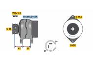 0986081200 BOSCH - Alternator /BOSCH/