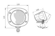 0986310675 BOSCH - Reflektor roboczy /BOSCH/