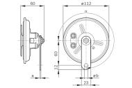 0986320310 BOSCH - Sygnał dźwiękowy /BOSCH/