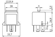 0986332072 BOSCH - Przekaźnik mały /BOSCH/