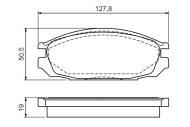 0986461133 BOSCH - Klocki ham.NISSAN TERRANO 87-93 tył /BOSCH/