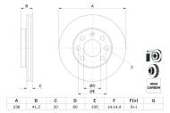 0986478192 BOSCH - Tarcza ham.OPEL CORSA C 1.0-1.2 00- ABS /240x20/ /BOSCH/