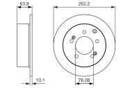 0986479061 BOSCH - Tarcza ham. /BOSCH/