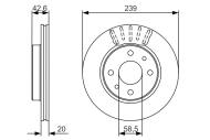 0986479082 BOSCH - Tarcza ham. /BOSCH/