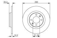 0986479118 BOSCH - Tarcza ham. /BOSCH/