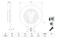 0986479130 BOSCH - Tarcza ham. /BOSCH/