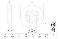 0986479210 BOSCH - Tarcza ham.VOLVO S60 went.przód /285.5x26//BOSCH/