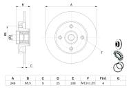 0986479279 BOSCH - Tarcza ham. /BOSCH/