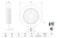 0986479309 BOSCH - Tarcza ham. /BOSCH/