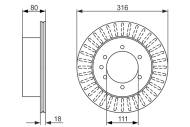 0986479385 BOSCH - Tarcza ham. /BOSCH/