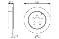 0986479532 BOSCH - Tarcza ham. /BOSCH/