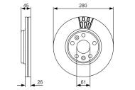 0986479576 BOSCH - Tarcza ham. /BOSCH/