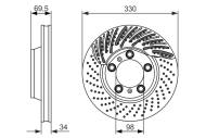 0986479579 BOSCH - Tarcza ham. /BOSCH/